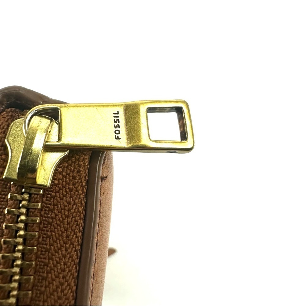 Fossil Emma Accordion Wallet Multicolor Weave Zip… - image 5